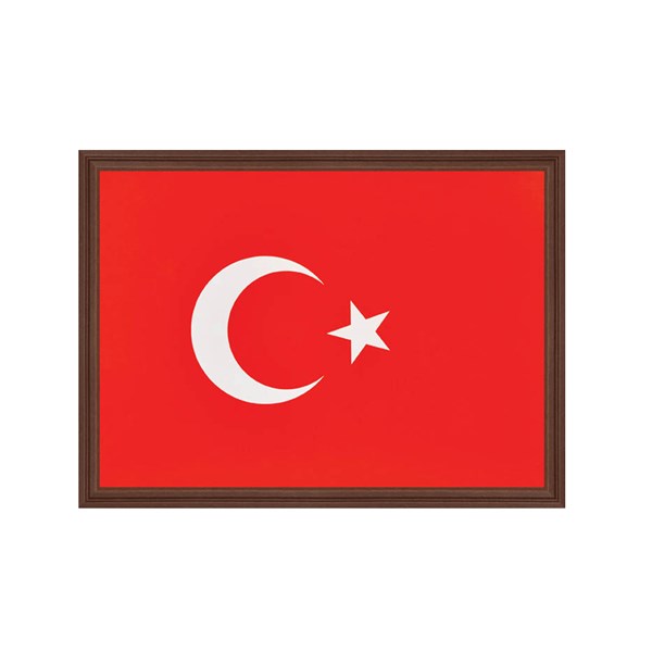 MDF Çerçeveler Türk Bayrağı (20x30)