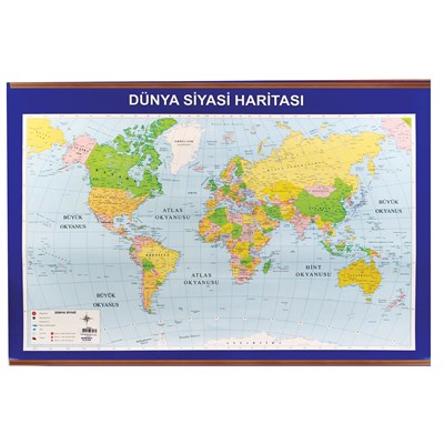 Haritalar Dünya Siyasi (70x100)
