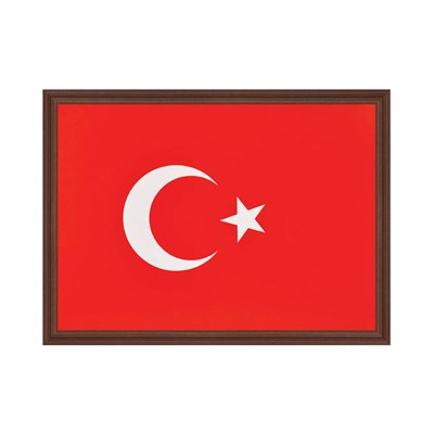 mdf çerçeveler türk bayrağı (30x45), mdf çerçeveler türk bayrağı (30x45)