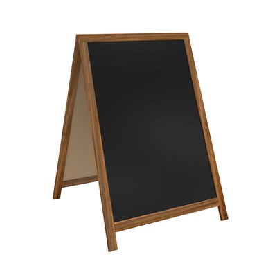 ahşap ayaklı çatı tipi yazı tahtası siyah (60x85), ahşap ayaklı çatı tipi yazı tahtası siyah (60x85)