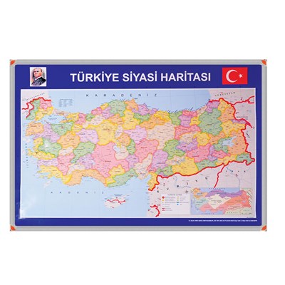Haritalar Türkiye Siyasi (70x100)
