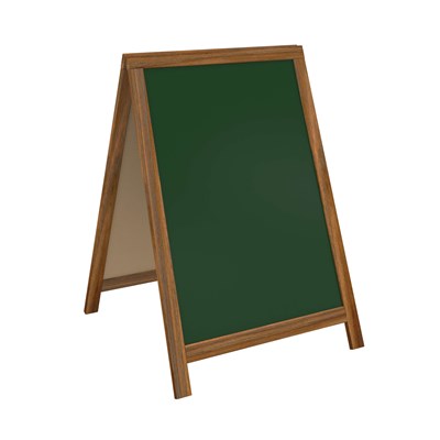 ahşap ayaklı çatı tipi yazı tahtası yeşil (50x70), ahşap ayaklı çatı tipi yazı tahtası yeşil (50x70)